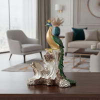 Peacock Wine Rack Decorative Peacock Wine Holder Artistic for Home Bar