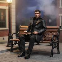 1/12 Scale Leather Coat Ready to Use 1/12 Scale Overcoat Coat Female Figure Jacket Long-Lasting Material Doll Leather Overcoat