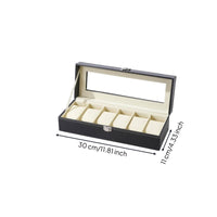 Watch Organizer Box Compartmentalized Watch Display Box Soft Cushion