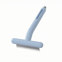 Pet Grooming Comb with Metal Teeth Ergonomic T-Shaped Pet Comb Safe