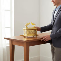 Ark of the Covenant Reproduction Detailed Craftsmanship for Display Shelf