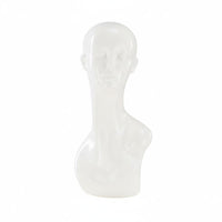 Mannequin Head Stand Glossy Finish Hat Display Bust Smooth Surface for Countertop, Showroom