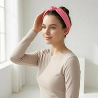 5 Pieces Padded Headband Floral Print Fabric Headband Check Pattern