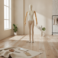 Full Body Mannequin with Square Base Stable for Retail Stores, Fashion Designers