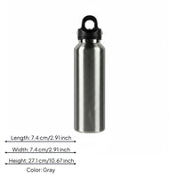 Hinged-Lid Water Bottle Hot or Cold Stainless Steel Water Bottle