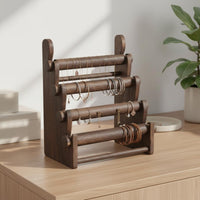 Wooden Jewelry Display Rack Solid Wood Bangle Storage Rack Easy to Organize