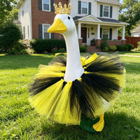 Goose Crown Outfit Bee Theme Goose Skirt Costume Outdoor Decoration for Garden
