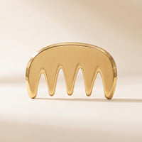 Massage Comb with Safeguarding Sleeve Rounded Five-Tooth Massage Comb Portable