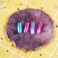 Artistic Resin Mixing Plate Nail Art Palette Decorative Gold Rim Polish Mixing Tray Lightweight Manicure Supply for DIY Manicurists