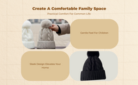 Fleece Lined hat, Warm Knit Winter Hat for Women, Soft Cap