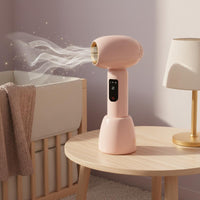 Baby Hair Dryer Low Power Cordless Hair Dryer Quiet for Home, Dorm, Infants