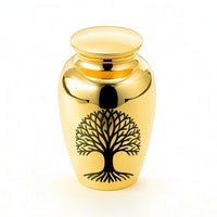 Decorative Mini Cremation Urn Polished Mini Cremation Urn Leak-Resistant