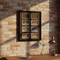 Hardwood Wood Collection Frame Dustproof Trading Card Display Frame Home Decor High-Clearness Cover for Office