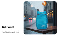 Outdoor Foldable Backpack, Lightweight Skin Pack, Water-Resistant, Large Capacity, Adjustable Straps, Unisex