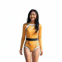 Women's One-Piece Tummy Control Swimwear, Slimming Beach