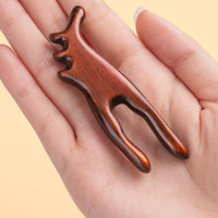 Sandalwood Ear Reflexology Tool Acupoint Stimulation Wooden Ear Massage Tool