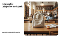 Monochromatic Color Rucksack Korean design and aesthetic Backpack all-purpose for Commute, Teenagers, male users