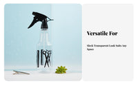 Stylist Water Spray Bottle Multipurpose Stylist Spray Bottle Plastic Hair Mister Multi-Use Hairdressing Tool Reusable