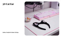 Cat Ear Headband Cute Design Faux Cat Ears Headband Furry Creature Ears Cute Design Cosplay Hair Hoop Soft & Comfortable
