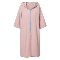 Hooded Swim Cover up Striped Hooded Cover-up Robe Fast-Drying for by the Water