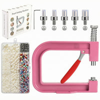 Manual Bead-Setting Machine Interchangeable Tips Beads Rivet Fixing Machine