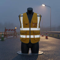 Reflective Safety Vest Long-Lasting High Visibility Clothing Lightweight