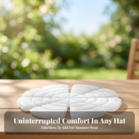 Translucent Flower-Shaped Cooling Insert Helmet Ice Pack Insert TPU Surface