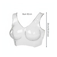 Transparent Bra Mannequin Portable Bra Display Mannequin Easy to Install