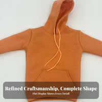 1/6 Scale Hoodie With Drawstring Hood Miniature Hooded Sweatshirt
