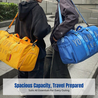 Large Capacity Travel Duffel, Ice Winter Sports Storage Bag, Unisex for Skiing, Skating, Camping, Overnight, Short Trips