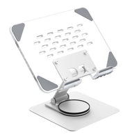 Tablet Stand, with Rotating Base Secure Tablet Holder with Rotating Base for Desk