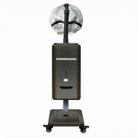 Spa Hair Steamer Drainage Tank Vertical Hair Steamer Beauty Equipment Touch Control Glossy Finish