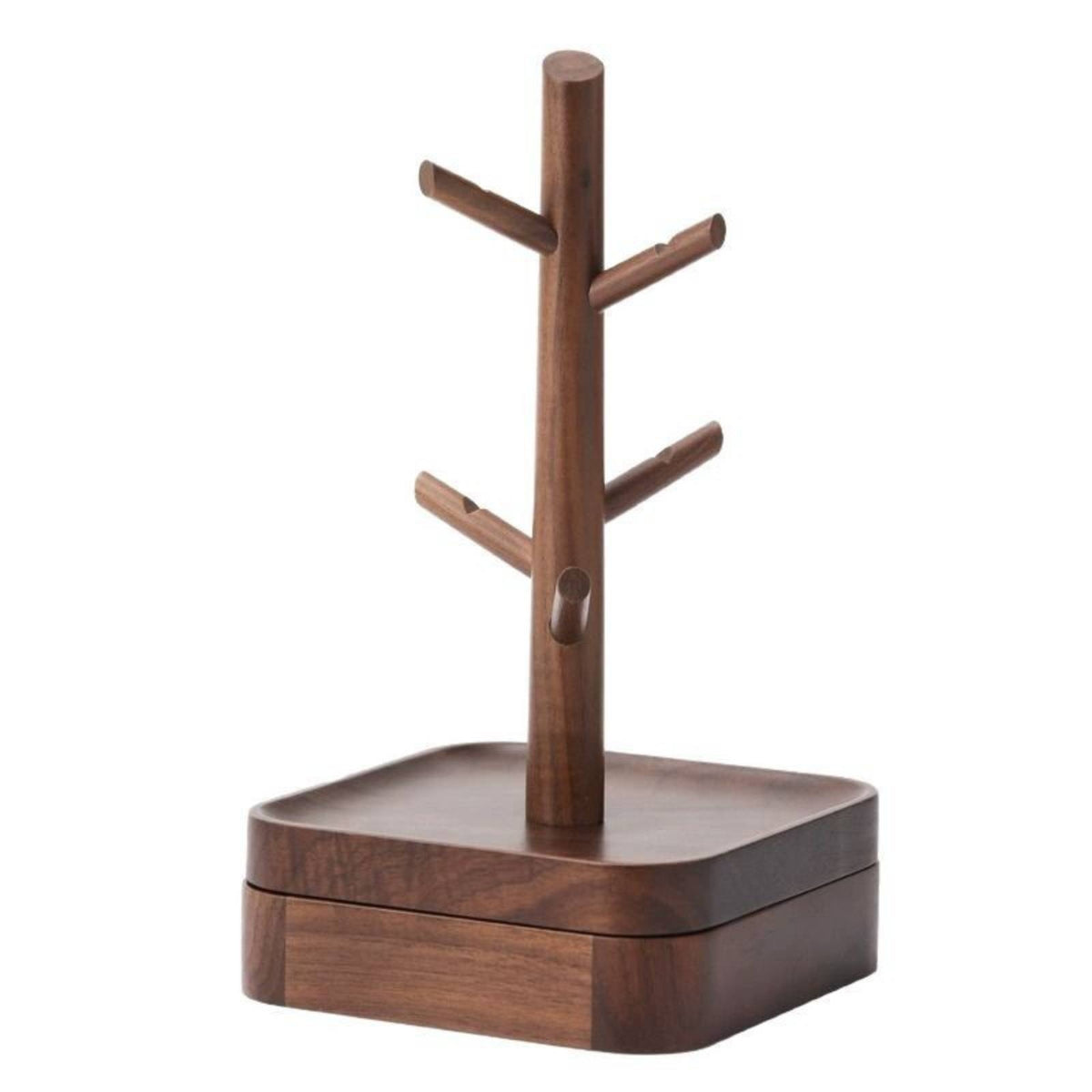 Walnut Wood Bracelet Stand Decorative Design Wooden Beaded Bracelet Display Rack