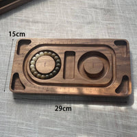 Solid Wood Jewelry Display Multifunctional Bracelet Measurement Tray Easy to Use