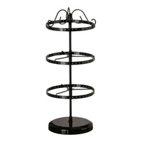 Rotating Earring Stand Freestanding Rotating Jewelry Rack 360° Rotation