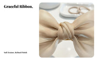 Large Ribbon Jaw Fastener Elegant Design Large Textile Ribbon Jaw Fastener Stylish Accessory Strong Hold Lightweight for Women