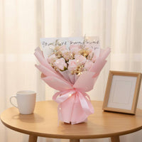 Soap Flower Arrangement Handmade Scented Flower Gift Freestanding