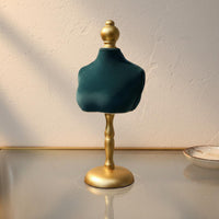 2 Pieces Vintage Necklace Bust Decorative Bracelet Display Represent Shop Owners