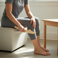 Japanese Design Massage Stick Natural Wood Acupressure Massage Wand Portable