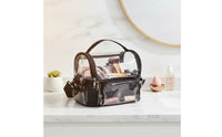 Makeup Bag with Adjustable Dividers Sturdy Cosmetic Organizer Case Waterproof