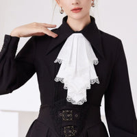 19th-Century Jabot Collar Darkly Romantic Jabot Vintage for Costume Party