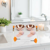 24 Pieces Face Mask Mixing Tool Set Stainless Steel Bowls for Home Use