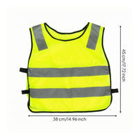 Children's Reflective Vest Breathable Kids High Visibility Vest Long-Lasting