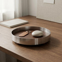 Stainless Steel Tray Easy to Clean Desktop Jewelry Tray Table Accessory