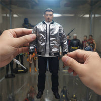 1/6 Scale Windbreaker Jacket Fastener Closure 1/6 Scale Male Clothing 12 Inch Figure Jacket Authentic Design for Collectors