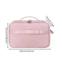 Toiletry Bag with Transparent Pouch Structured for Dorm