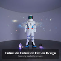 Astronaut Jumpsuit with Helmet Realistic Look Astronaut Jumpsuit Set for Adults