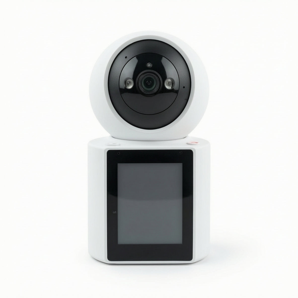 Desktop Visual Communication System with Monitor Single-Button Visual Communication System Camera Two-Way Door Phone for Families, Parents, Elderly, Home