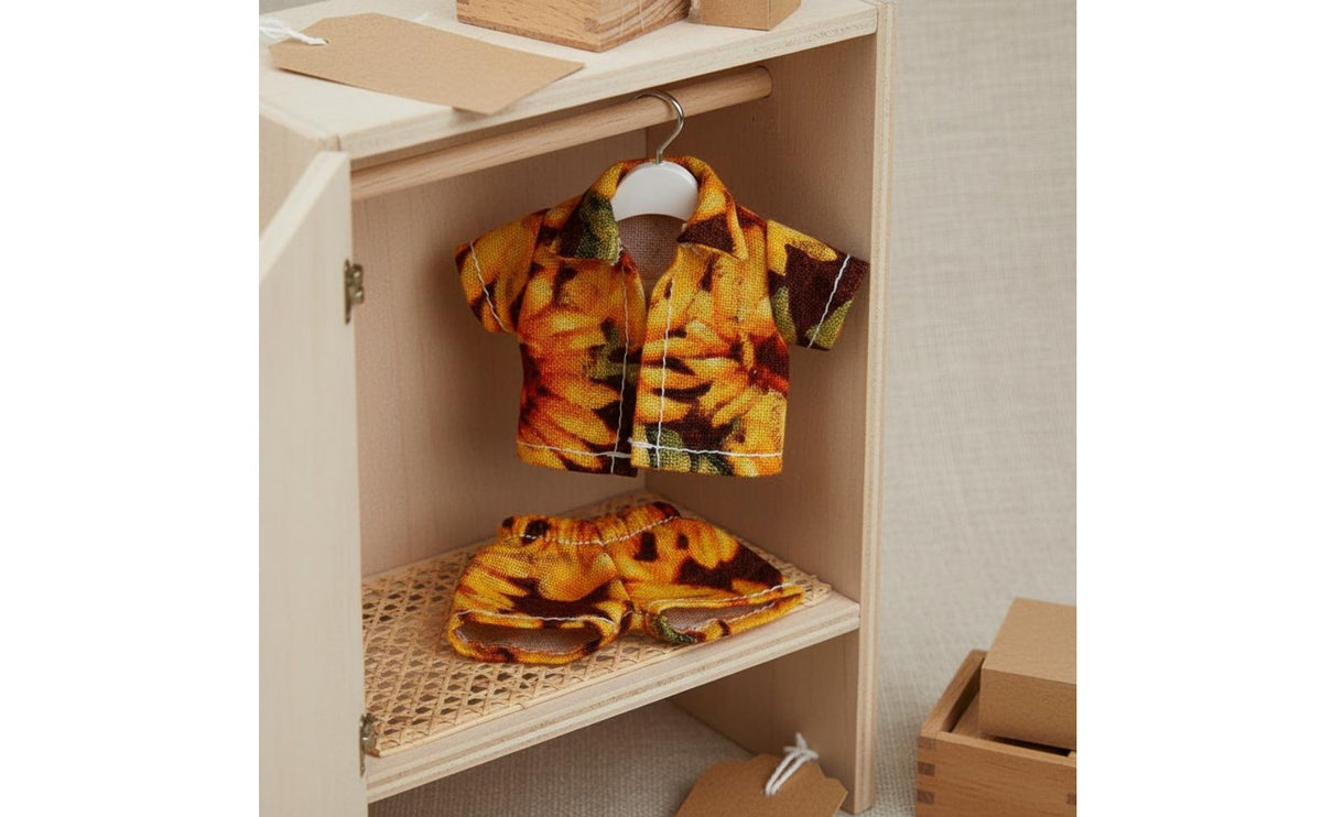 OB11 Doll Outfit 1/12 Scale Doll Clothes Set Tropical Feel for Hobbyists