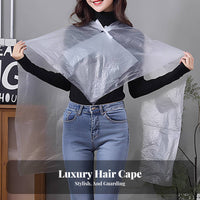 Thickened Material Disposable Hair Dyeing Cape Hygienic Disposable Hair Dye Apron Tear-Resistant for Barbers, Adults, Barbershop, Shampooing